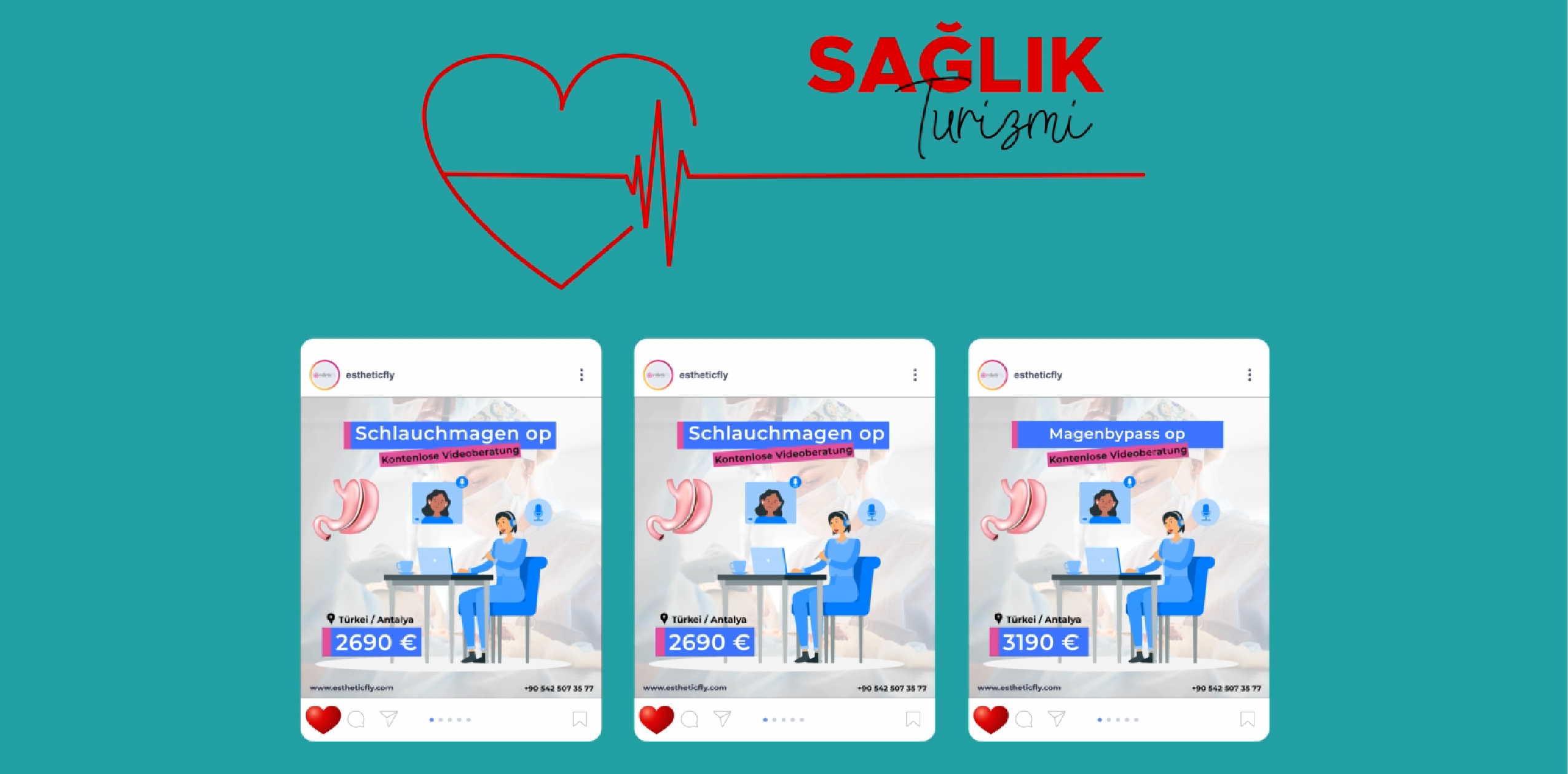 Estheticfly | Sosyal medya görselleri