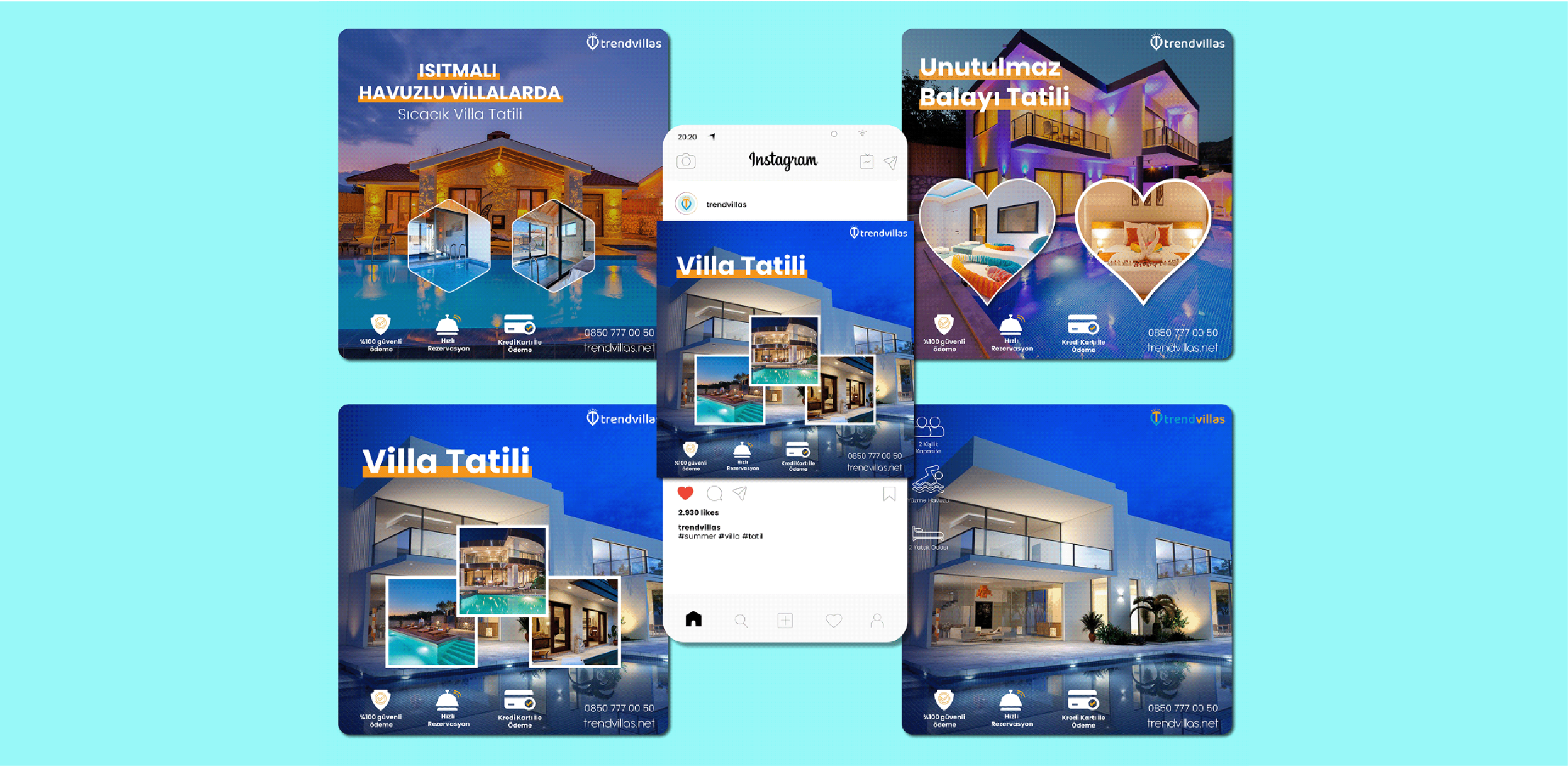 Trendvillas | Sosyal medya görselleri
